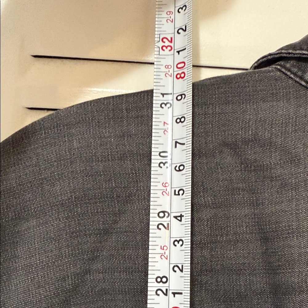 Chico's Dark Gray Long Sleeve Button-Up Shirt - Picture 5 of 5